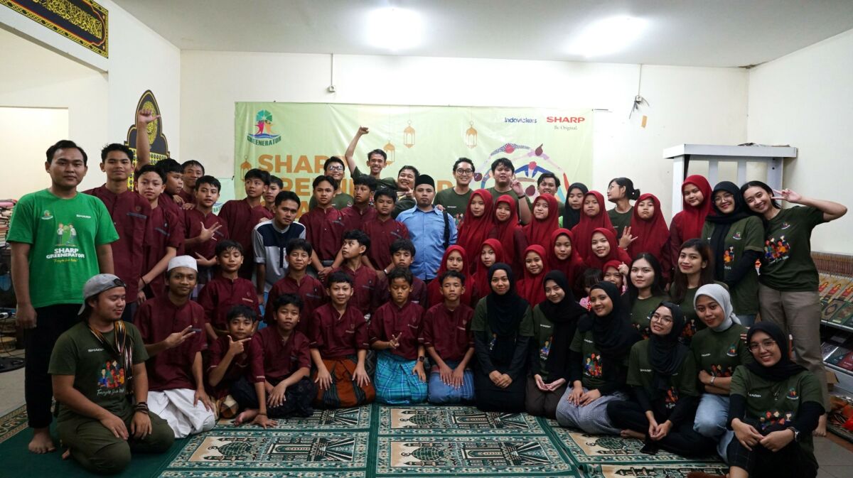 Sharp Greenerator Gelar Charity Program Kebaikan untuk Anak Panti