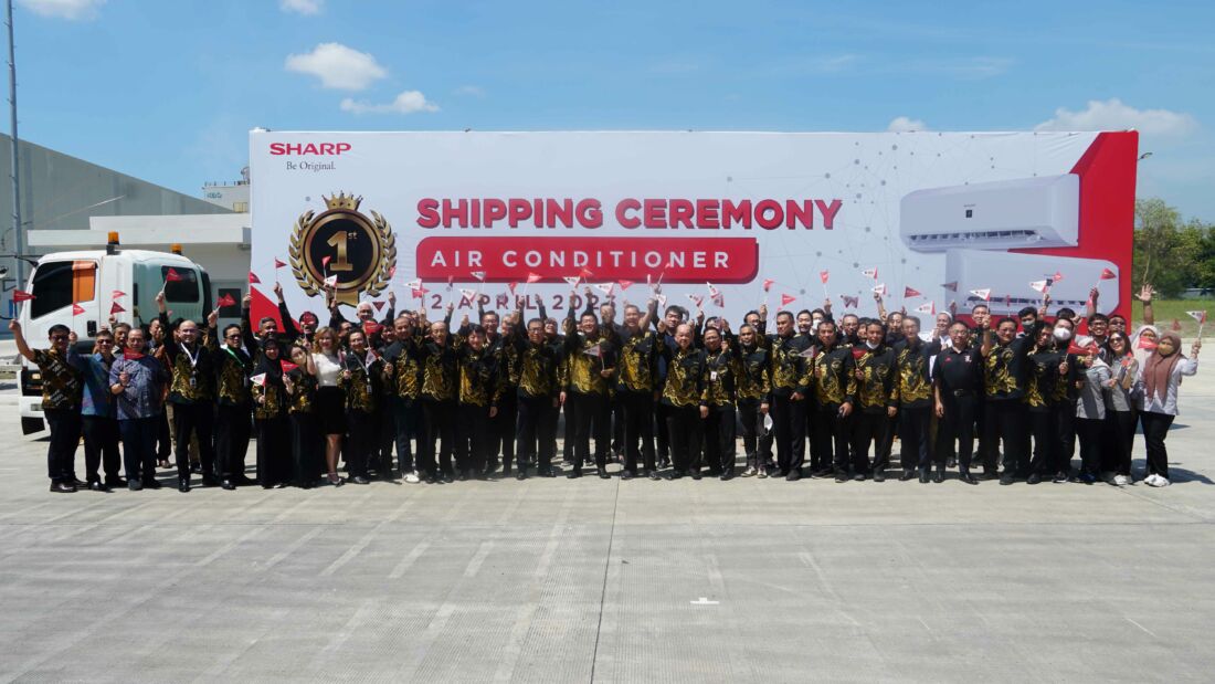 Sharp Indonesia Lakukan Pengiriman Pertama Produk Ac Dalam Negeri