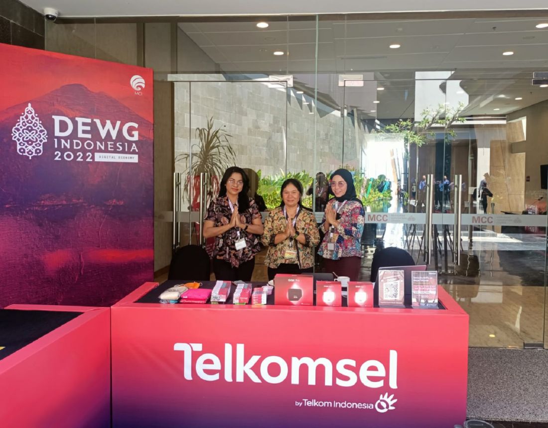 Telkomsel Tunjukkan Potensi Usahaku dan MyAds di Digital Economy Working Group G20 Indonesia 2022