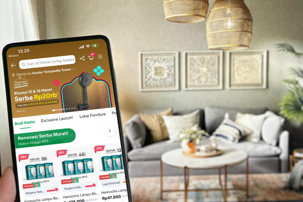 Rekomendasi 5 Furnitur Lokal Ala Tokopedia Dengan Harga Sejutaan