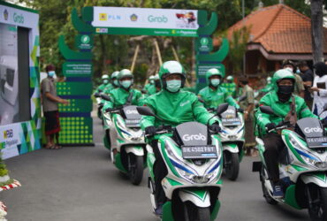 Grab Hadirkan Kendaraan Listrik Dan Spbklu Di Bali