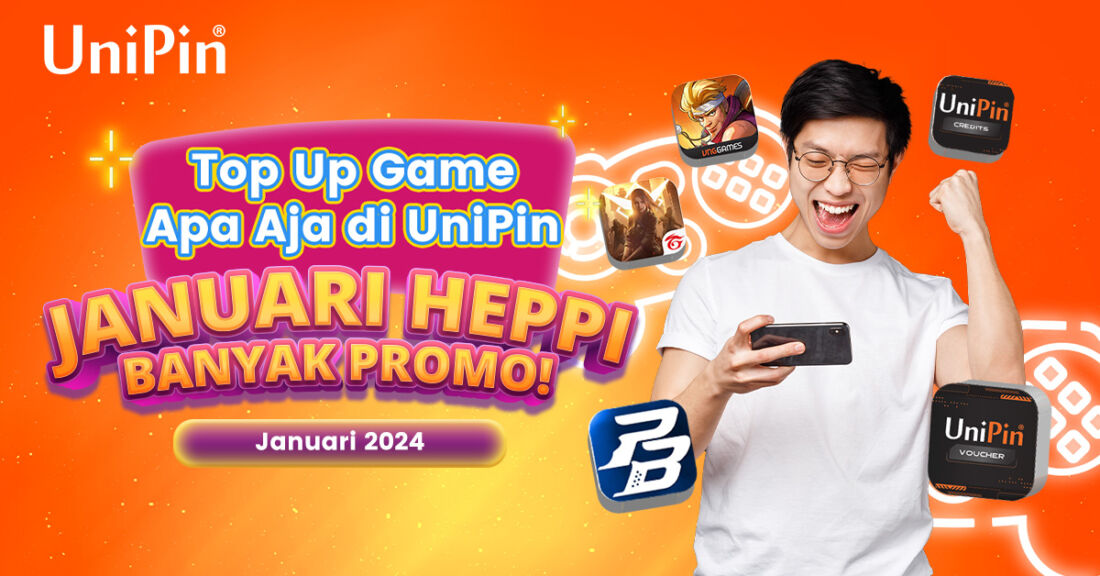 UniPin Hadirkan Cashback dan Promo Melimpah Sebulan Penuh