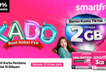 Pakai Kartu Perdana Smartfren Dapat Gratis Bonus Kuota Tiktok