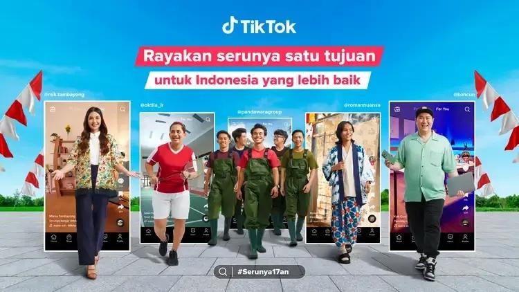 Kampanye TikTok #Serunya17an Gandeng Mikha Tambayong dan Alice Norin