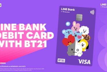 LINE Bank by Hana Bank Luncurkan Kartu Debit dengan BT21​