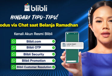 Blibli Bagikan Tips Hindari Tipu-Tipu via Chat Saat Belanja Online