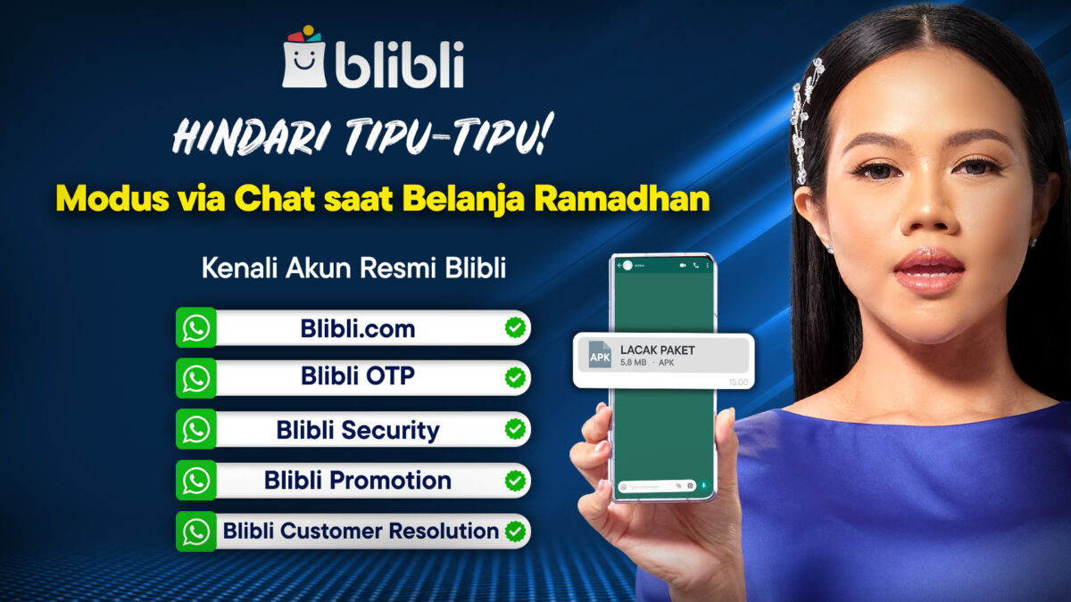 Blibli Bagikan Tips Hindari Tipu-Tipu via Chat Saat Belanja Online