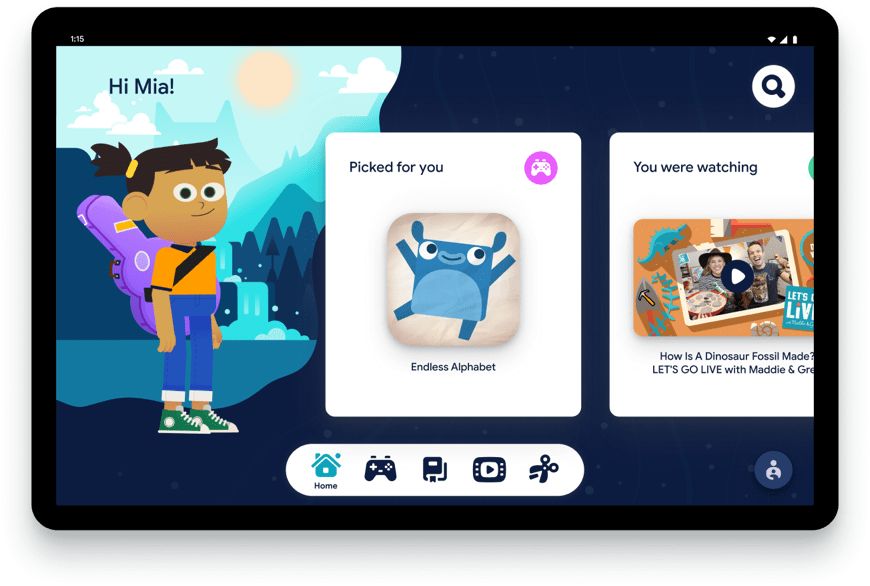 Google hadirkan kids mode untuk Tablet Android