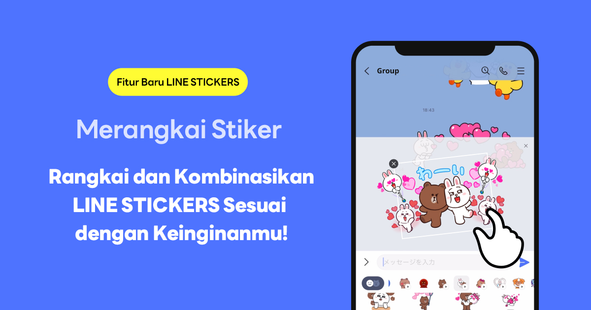 LINE Stickers Hadir dengan Fitur Baru Merangkai Stiker