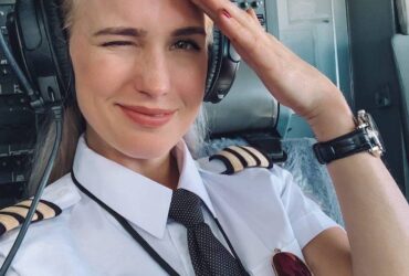 Pilot cewek ini saingannya Kapten Vincent di Instagram