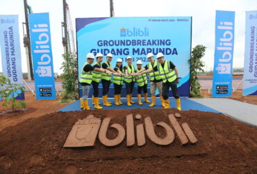 Groundbreaking Gudang Baru Blibli Pakai Konsep Green Building