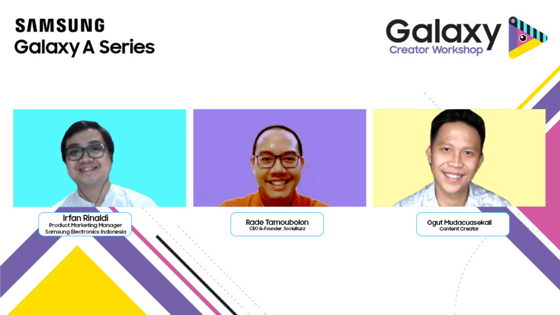 Belajar jadi konten kreator Di Galaxy Creator Workshop