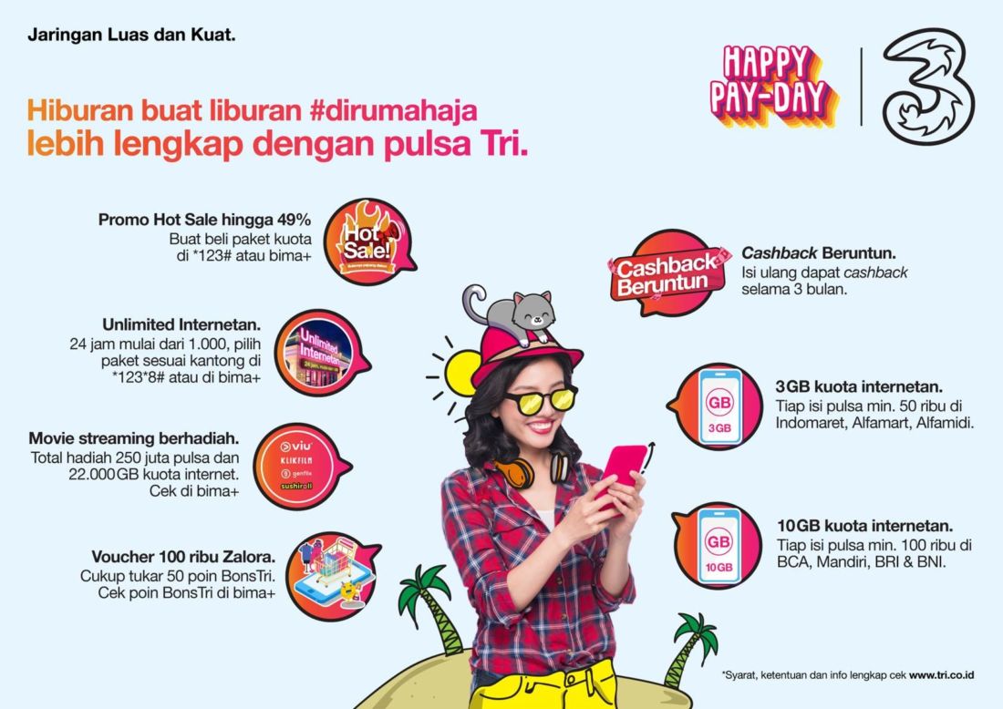 Promo Liburan Pulsa 3