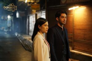 Reza Rahadian dan Dian Sastrowardoyo dalam Konfabulasi Galaxy Movie Studio 2021 dengan memperlihatkan banyak adegan di kondisi minim cahaya