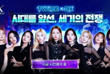 Saat Girlband Twice beraksi di game DX: War of the New Century