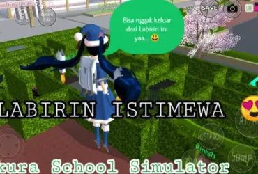 ID Labirin Paling Membingungkan di Sakura School Simulator