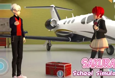 ID Sakura School Simulator Pesawat