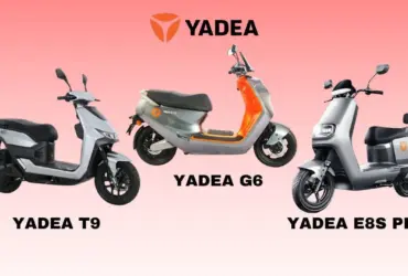 Perbedaan Spesifikasi 3 Motor Listrik Yadea: G6