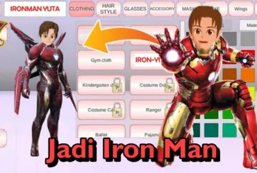 Cara Jadi Iron Man di Sakura School Simulator