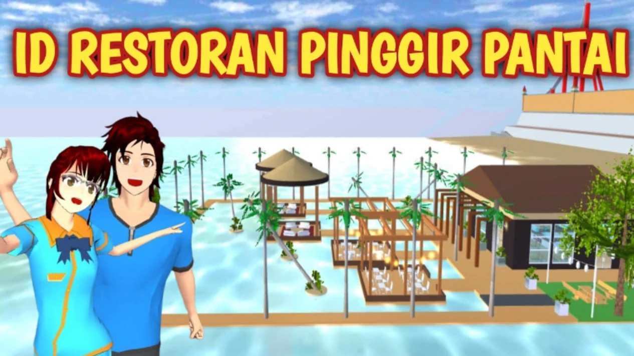 ID Props Restoran Tepi Pantai Terbaru 2024 di Sakura School Simulator