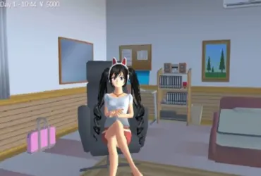 Cara Bermain ke Rumah Tok Dalang Upin & Ipin di Sakura School Simulator