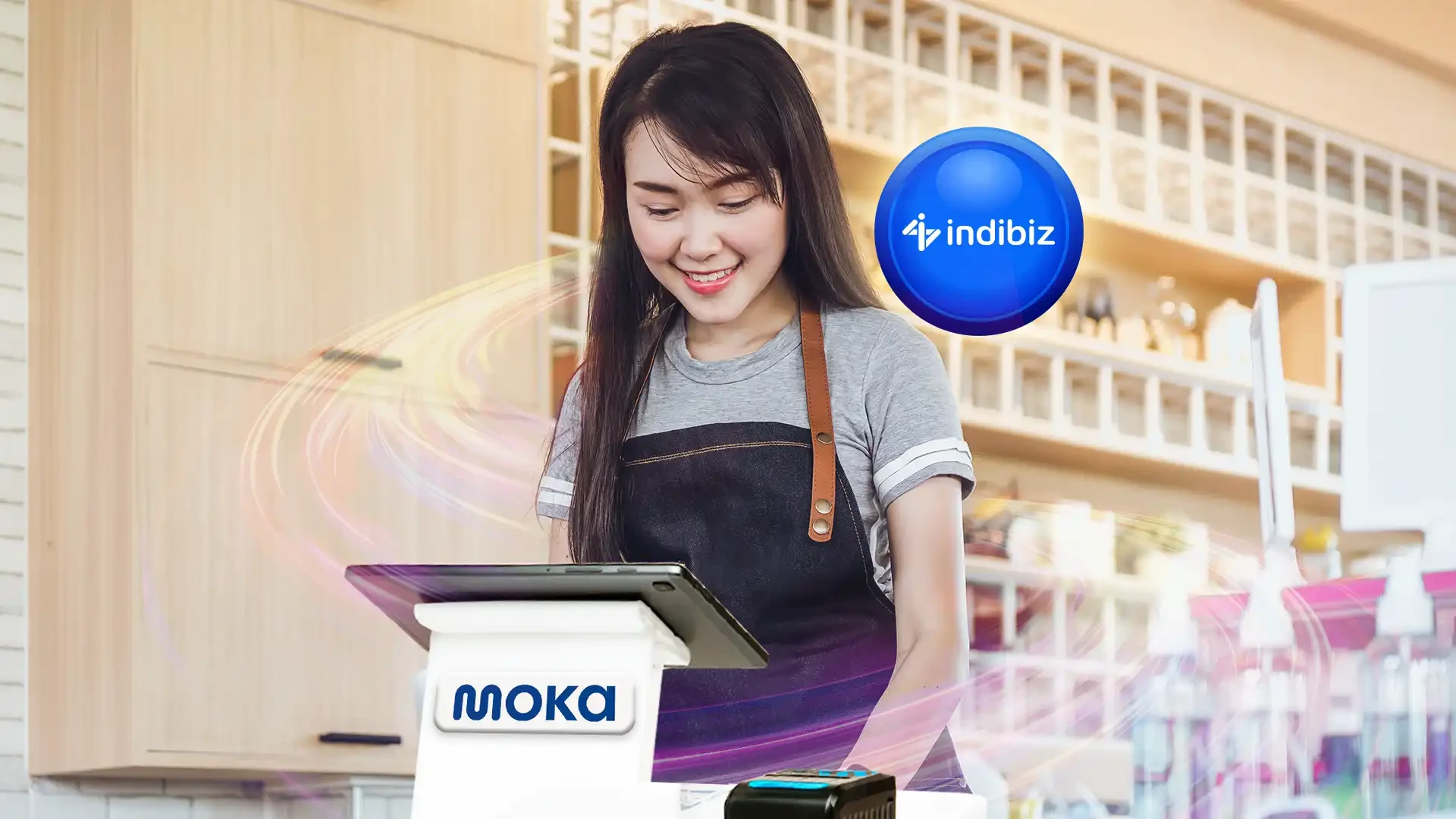 Kasir digital Moka untuk UMKM Indibiz 