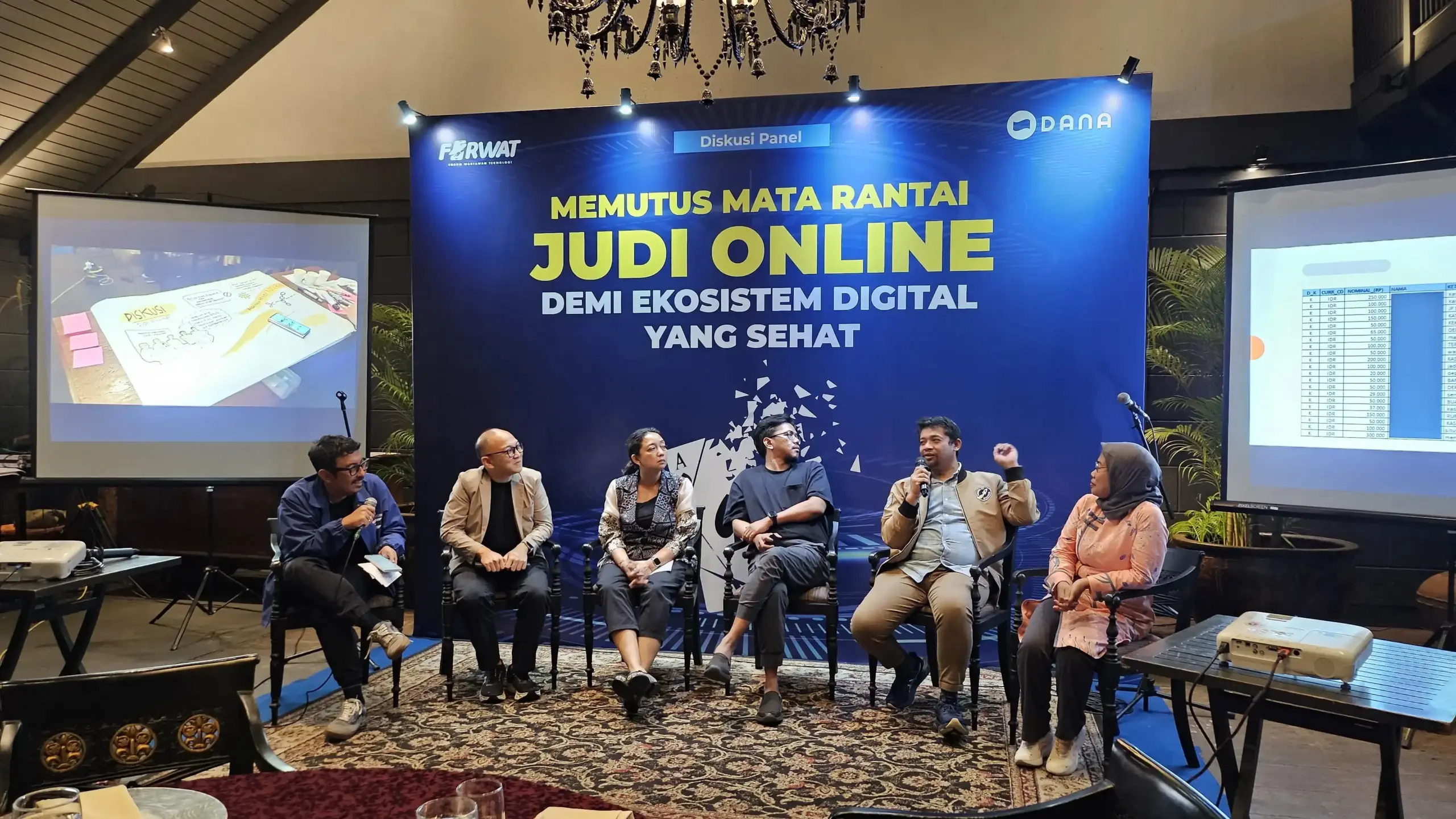 Talkshow Forwat terkait Judi Online 