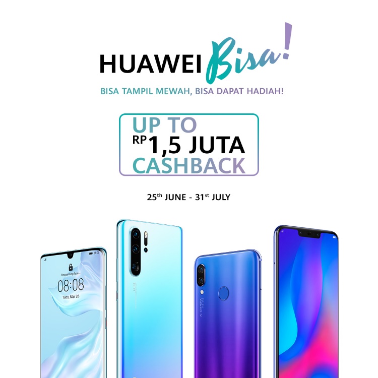 Huawei kasih cashback hingga 1