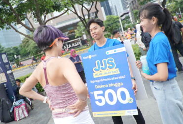 Promo Jalan – Jalan Sale Tiket.com Hadir di kawasan Car Free Day Jakarta