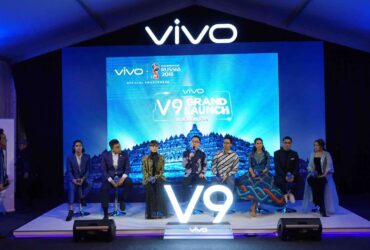 Vivo pamerkan V9 bersama keindahan Borobudur